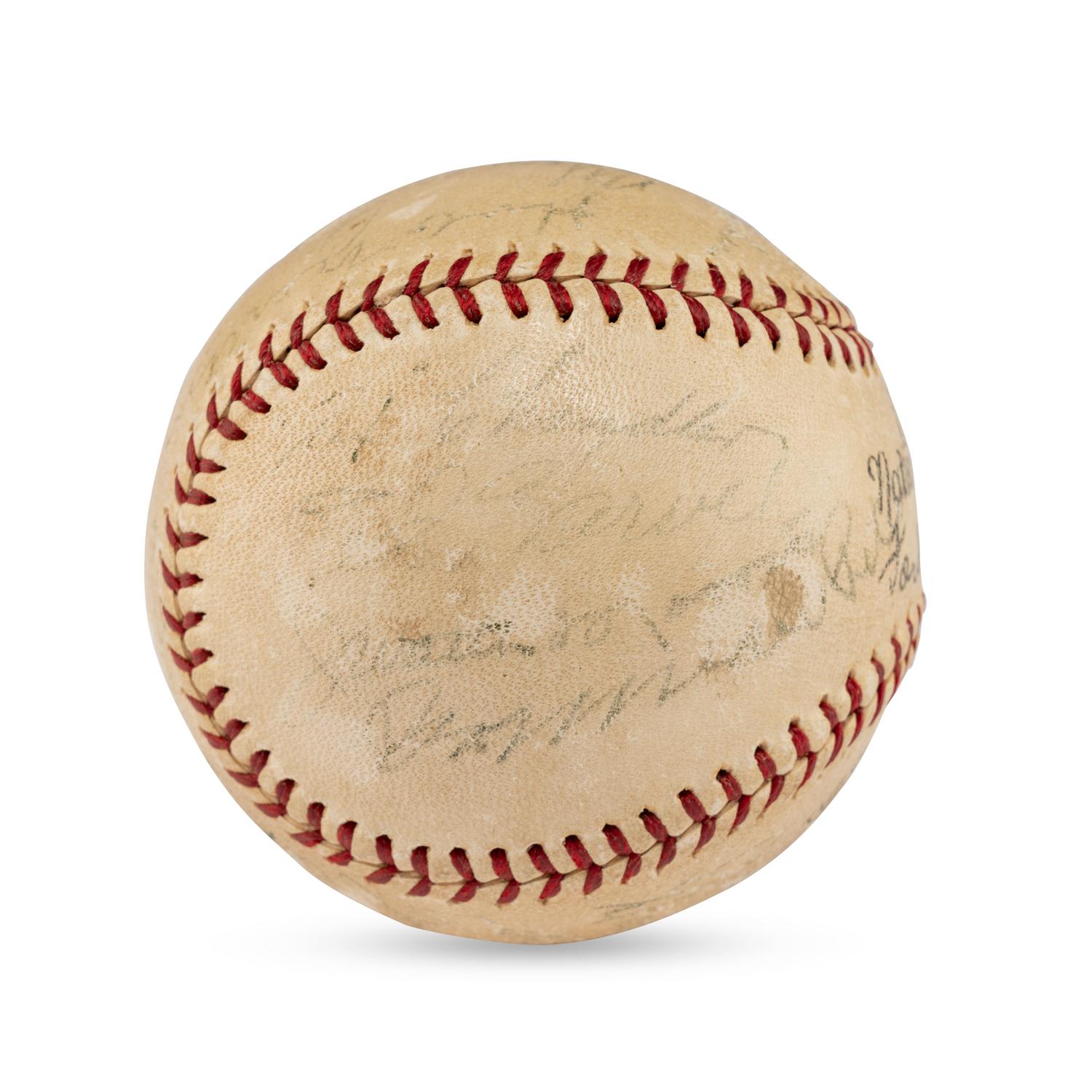 A 1938 Shreveport Sports Teams Signed Autograph Baseball
