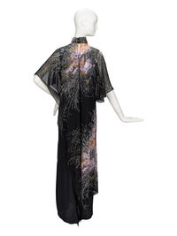 Hanae Mori, Layered Floral Tunic Gown