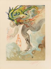 Salvador Dali, (Spanish, 1904-1989), Hell Canto 24 (from The Divine Comedy)