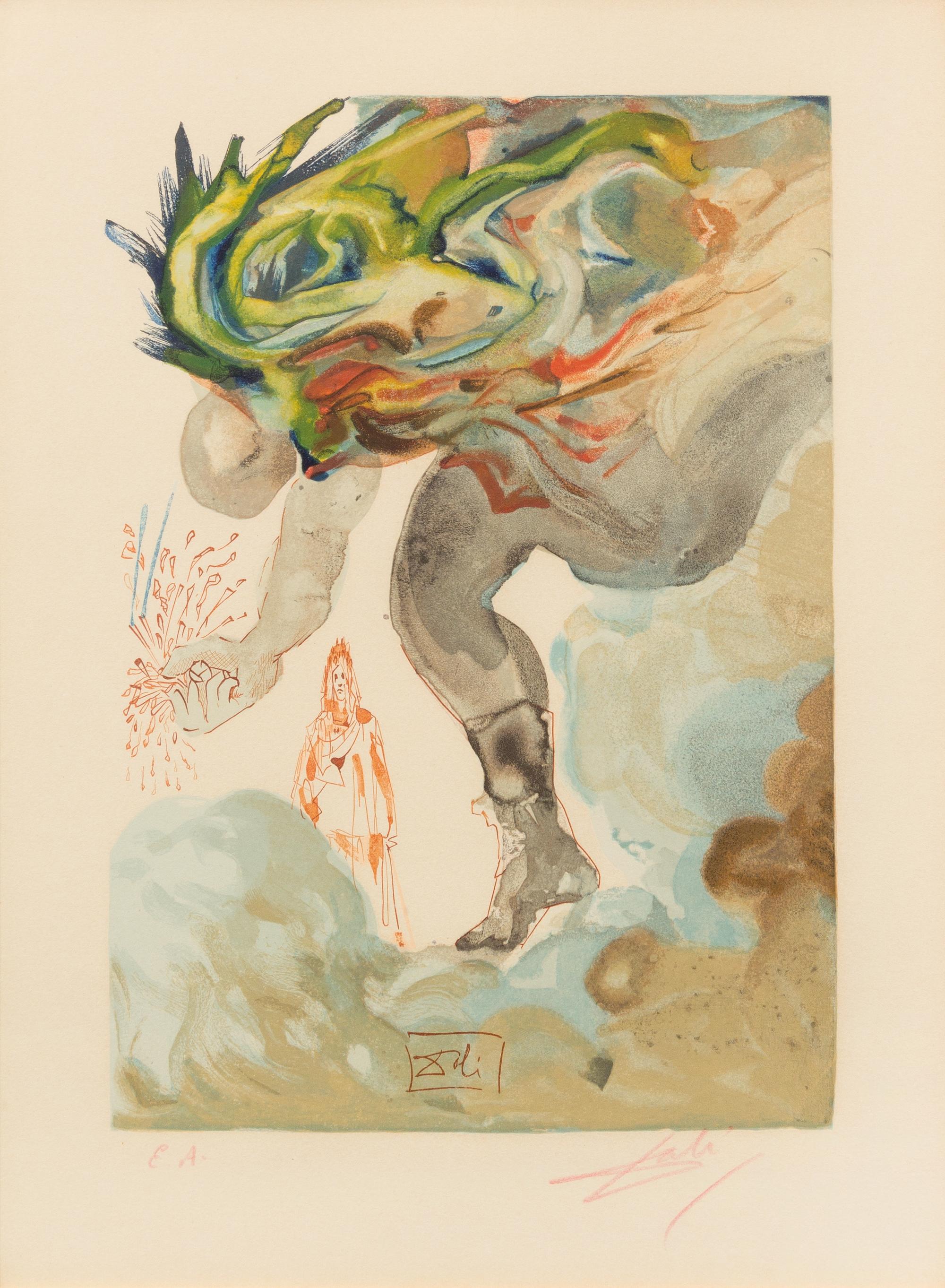 Salvador Dali, (Spanish, 1904-1989), Hell Canto 24 (from The Divine Comedy)