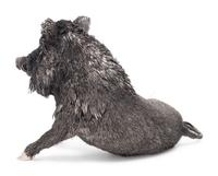 A Buccellati Silver Furry Boar Figure