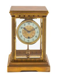 A French Gilt Bronze Regulator Clock