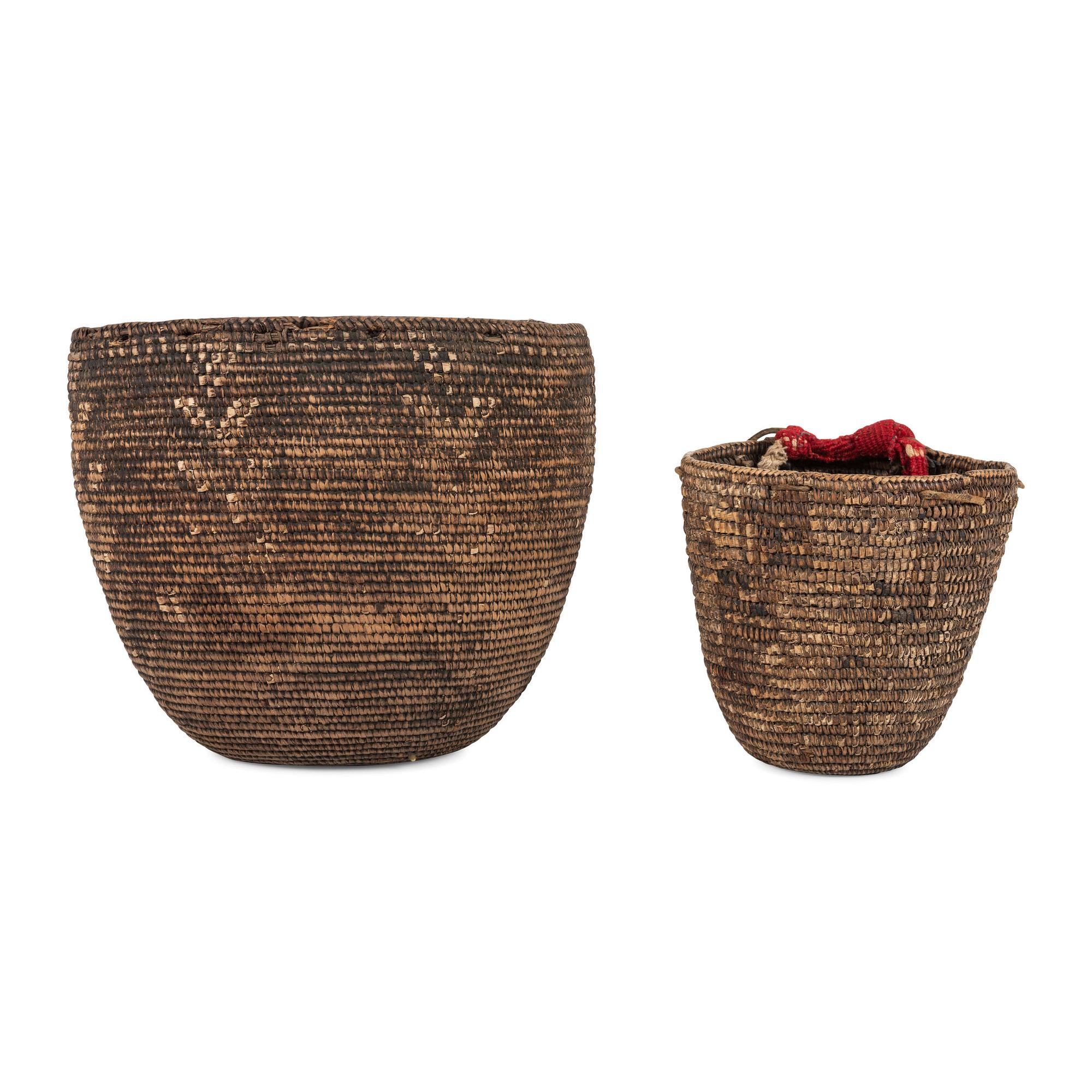 Klickitat Imbricated Burden Baskets