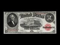 A Series 1917 $2 Legal Tender Note [Fr. 60] (PCGS-C Choice New 63PPQ)