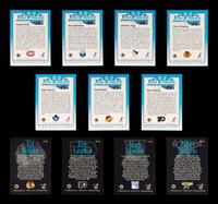 A Group of 11 1993 and 1994 Donruss Ice Kings Signed Autograph Hockey Cards,