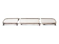 A Continental Silver-Plate Mirrored Table Plateau