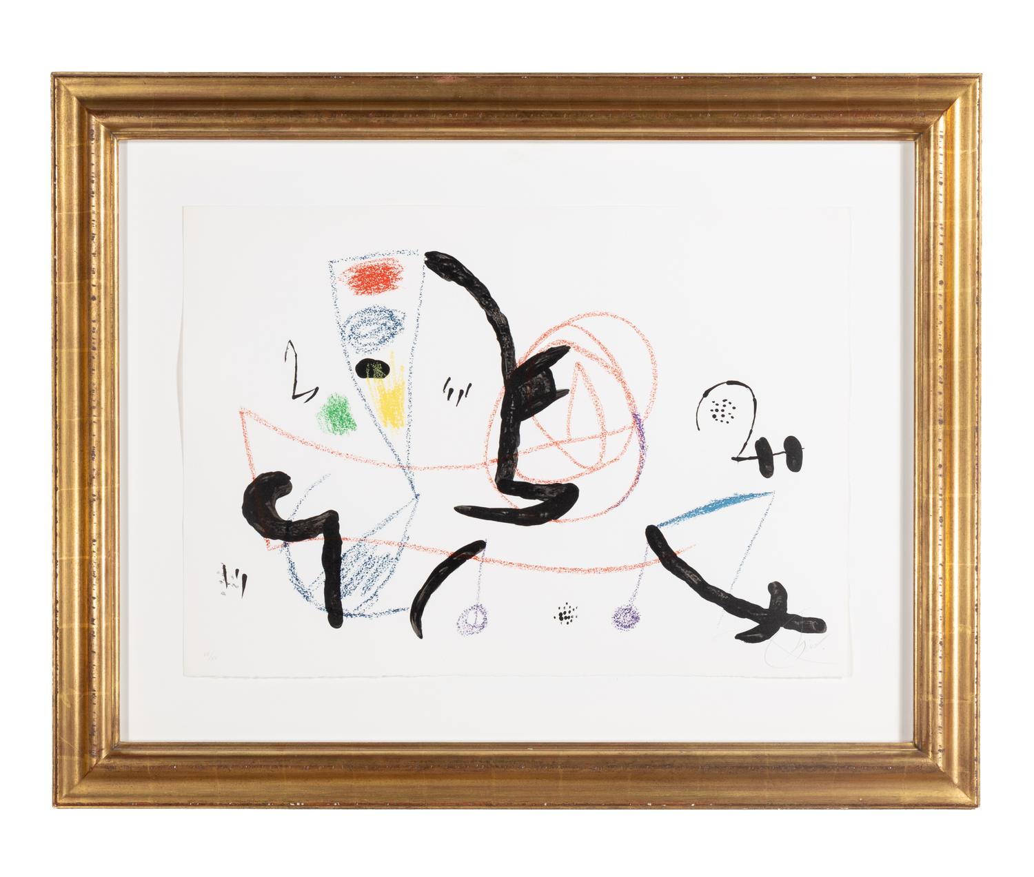 Joan Miró (Spanish, 1893-1983) — Maravillas con Variaciones Acrósticas en El Jardín de Miró: one plat e , 1975