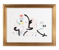 Joan Miró (Spanish, 1893-1983) — Maravillas con Variaciones Acrósticas en El Jardín de Miró: one plat e , 1975