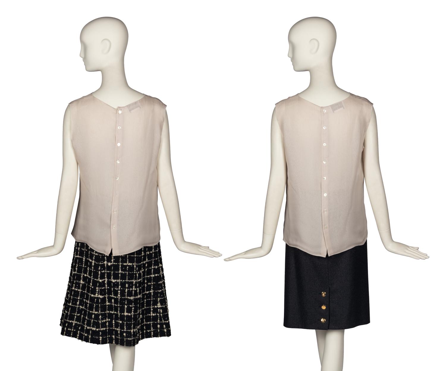 One Chanel Blouse and Two Chanel Skirts