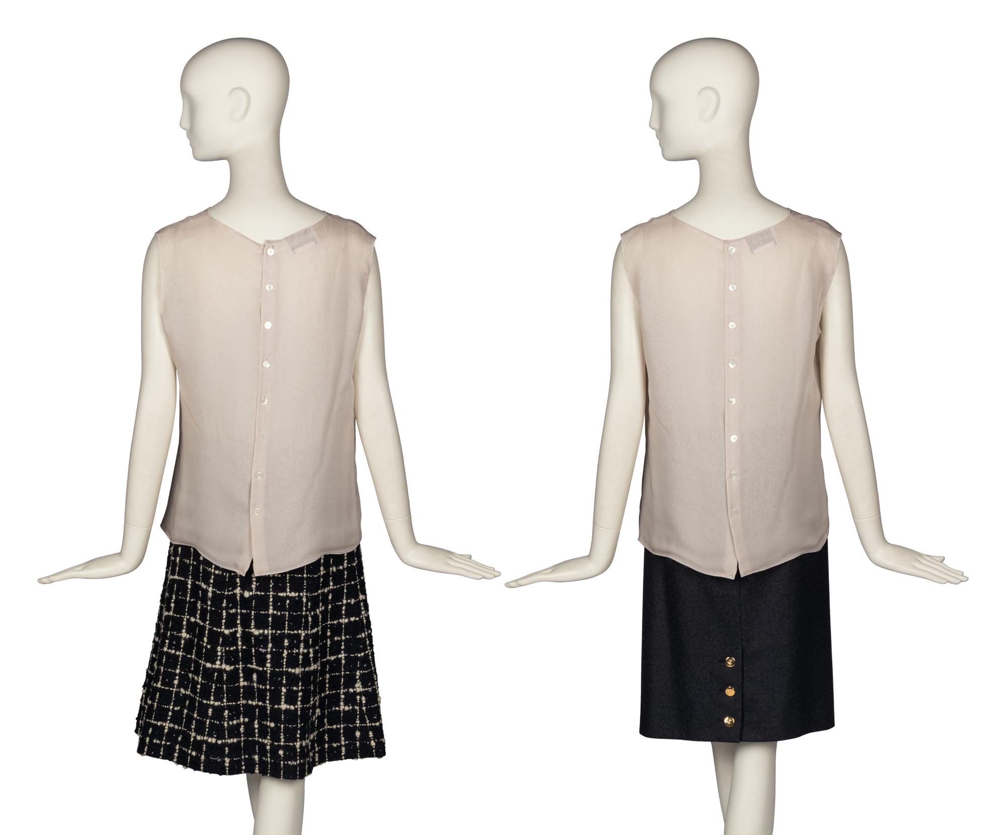 One Chanel Blouse and Two Chanel Skirts