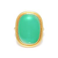 ELIZABETH LOCKE, CHRYSOPRASE RING
