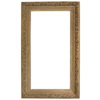 A Large Carved Giltwood Frame 49" W x 5.5" D x 87" H — United States, Circa 1890