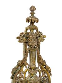 A Neoclassical Gilt Bronze Fireplace Fender