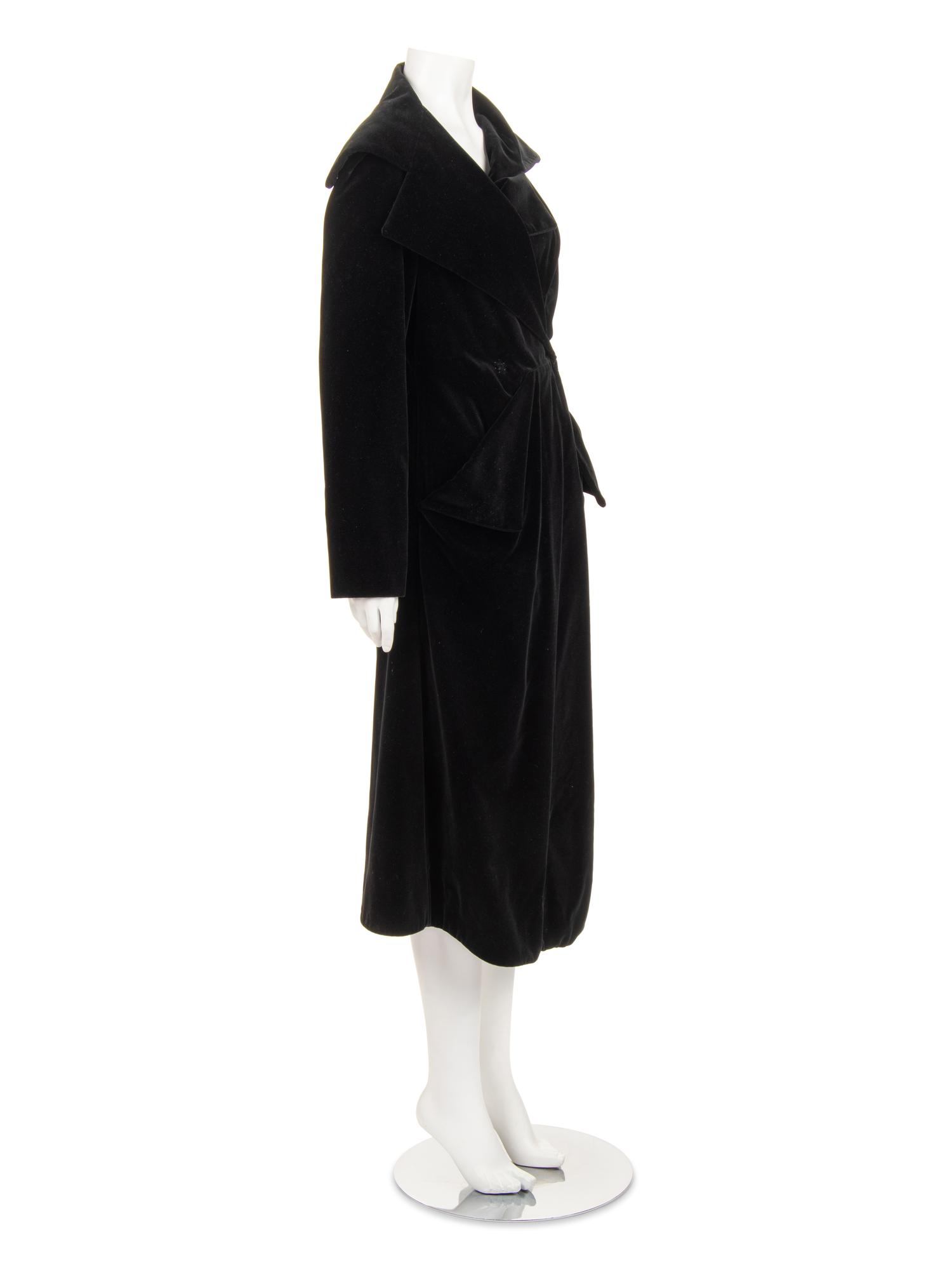 Vivienne Westwood Silk Velvet Coat, 1990-2000s