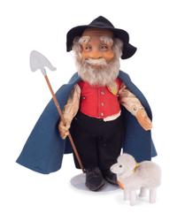 A Group of Vintage Toys, Including Steiff Dolls