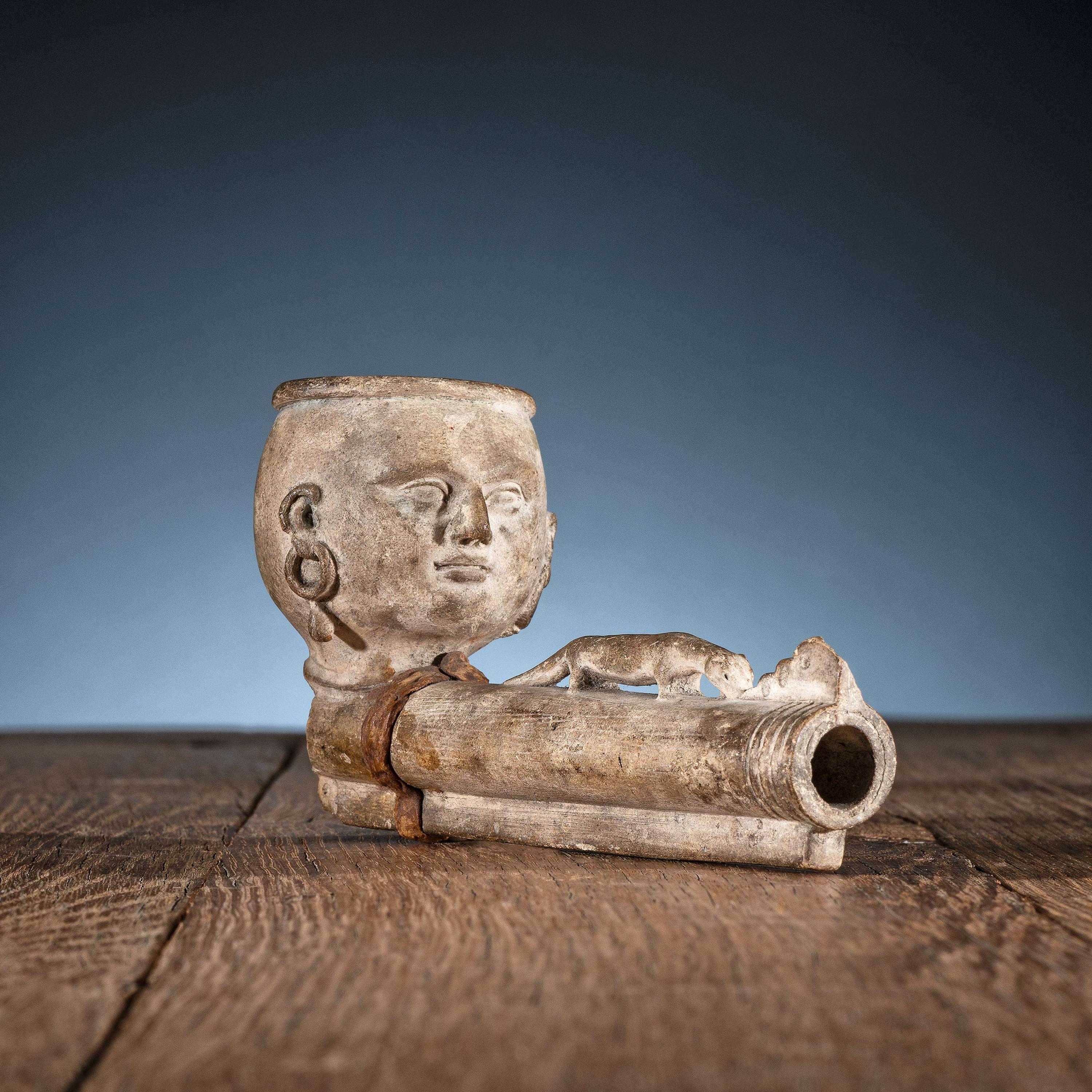 Early Algonquin Effigy Pipe