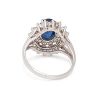 SAPPHIRE AND DIAMOND RING