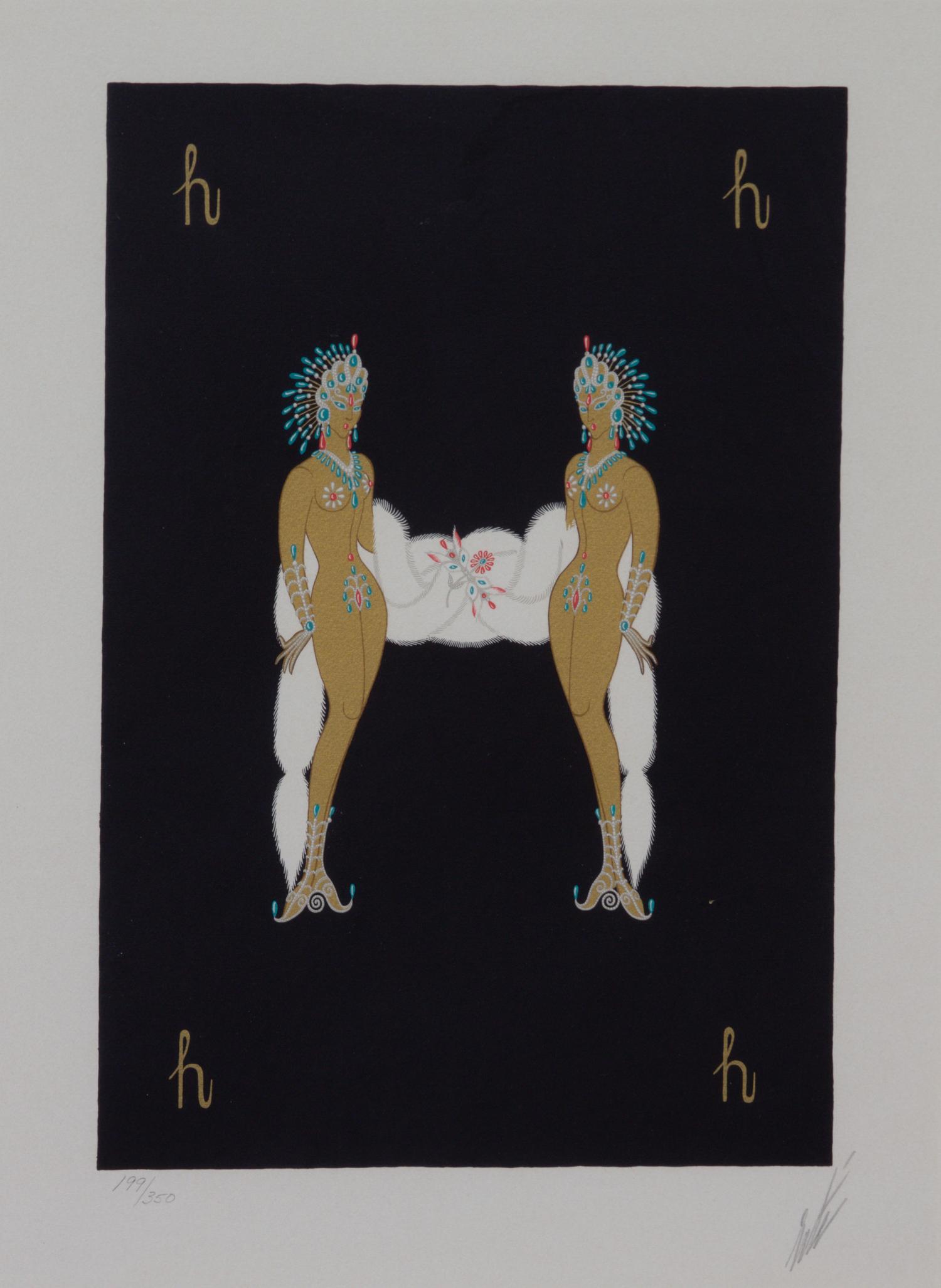 Erte, (French, 1892-1990), The Alphabet Suite, 1796-77