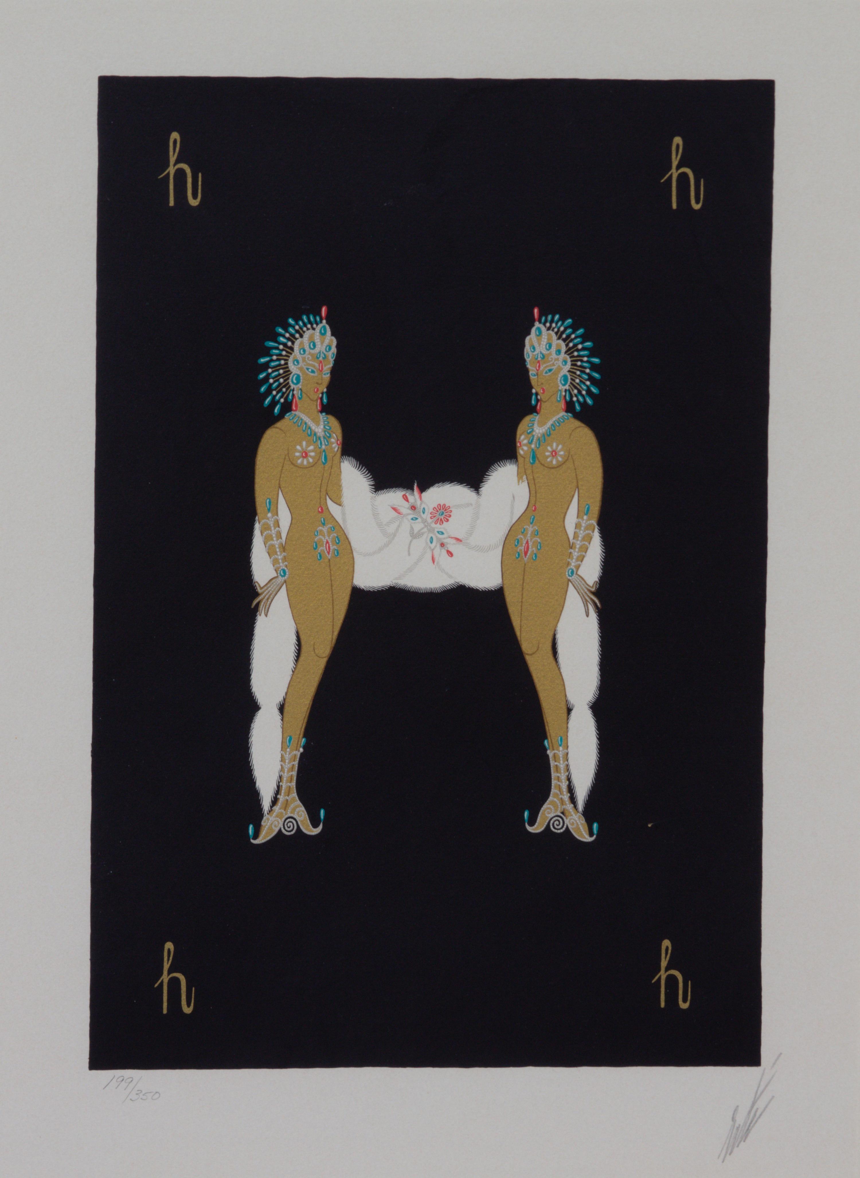 Erte, (French, 1892-1990), The Alphabet Suite, 1796-77