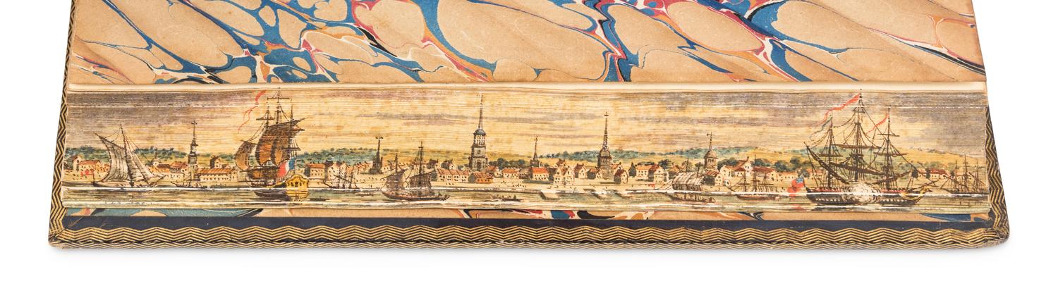 [FORE-EDGE PAINTINGS] -- [WHITE, Henry Kirke (1785-1806)]. SOUTHEY, Robert (1774-1843). The Remains of Henry Krike White, of Nottingham... With an Account of his Life . London: Longman, Hurst, Rees, Orme, and Brown, 1823, 1822.