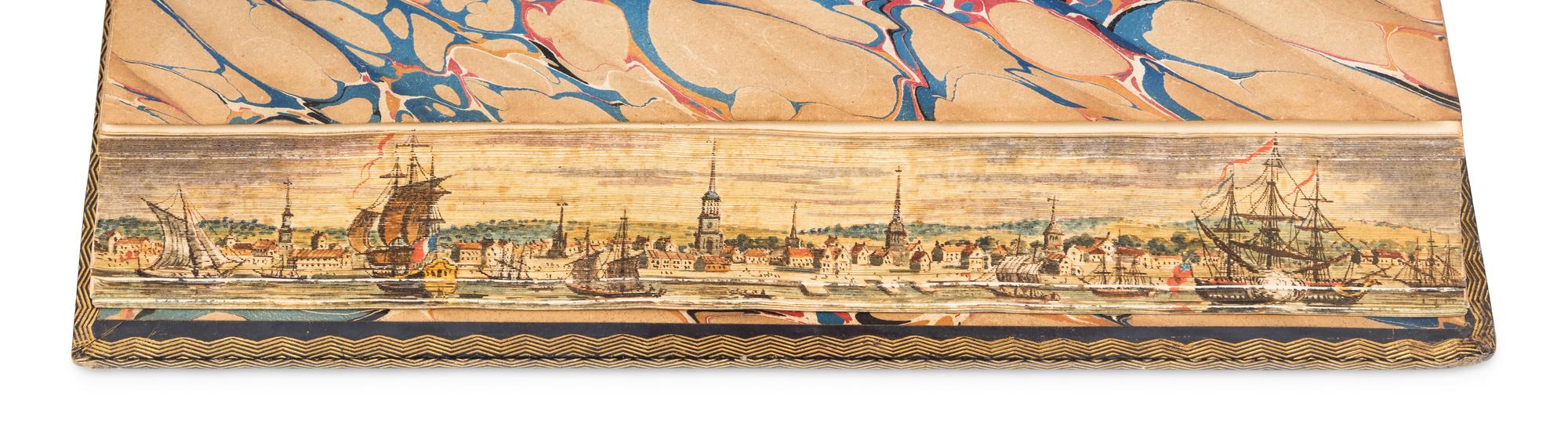 [FORE-EDGE PAINTINGS] -- [WHITE, Henry Kirke (1785-1806)]. SOUTHEY, Robert (1774-1843). The Remains of Henry Krike White, of Nottingham... With an Account of his Life . London: Longman, Hurst, Rees, Orme, and Brown, 1823, 1822.