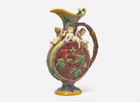 A Mintons Majolica Ewer, UK, 1867
