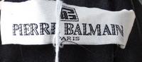 A Balmain Black Sleeveless Dress,