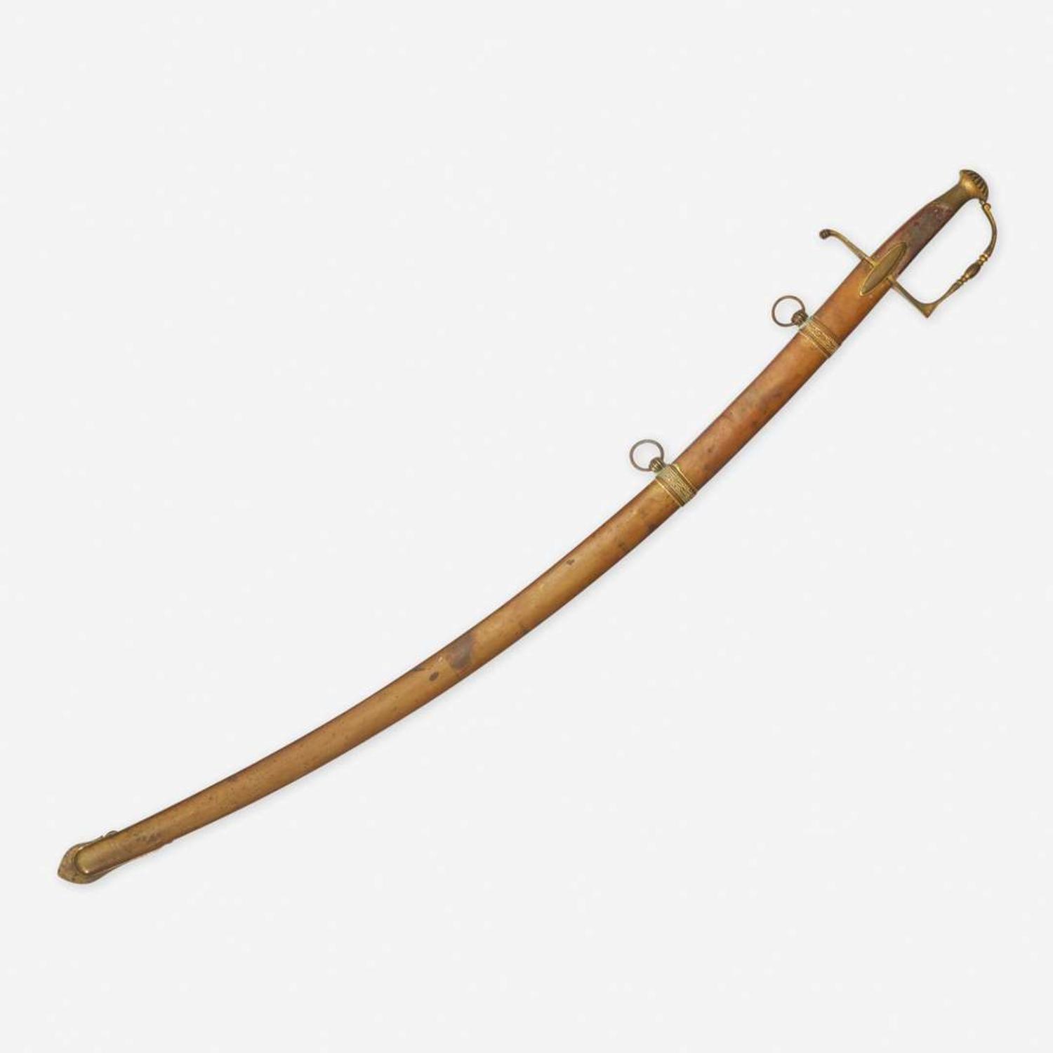 A French Napoleonic era infantry saber circa 1800-1815