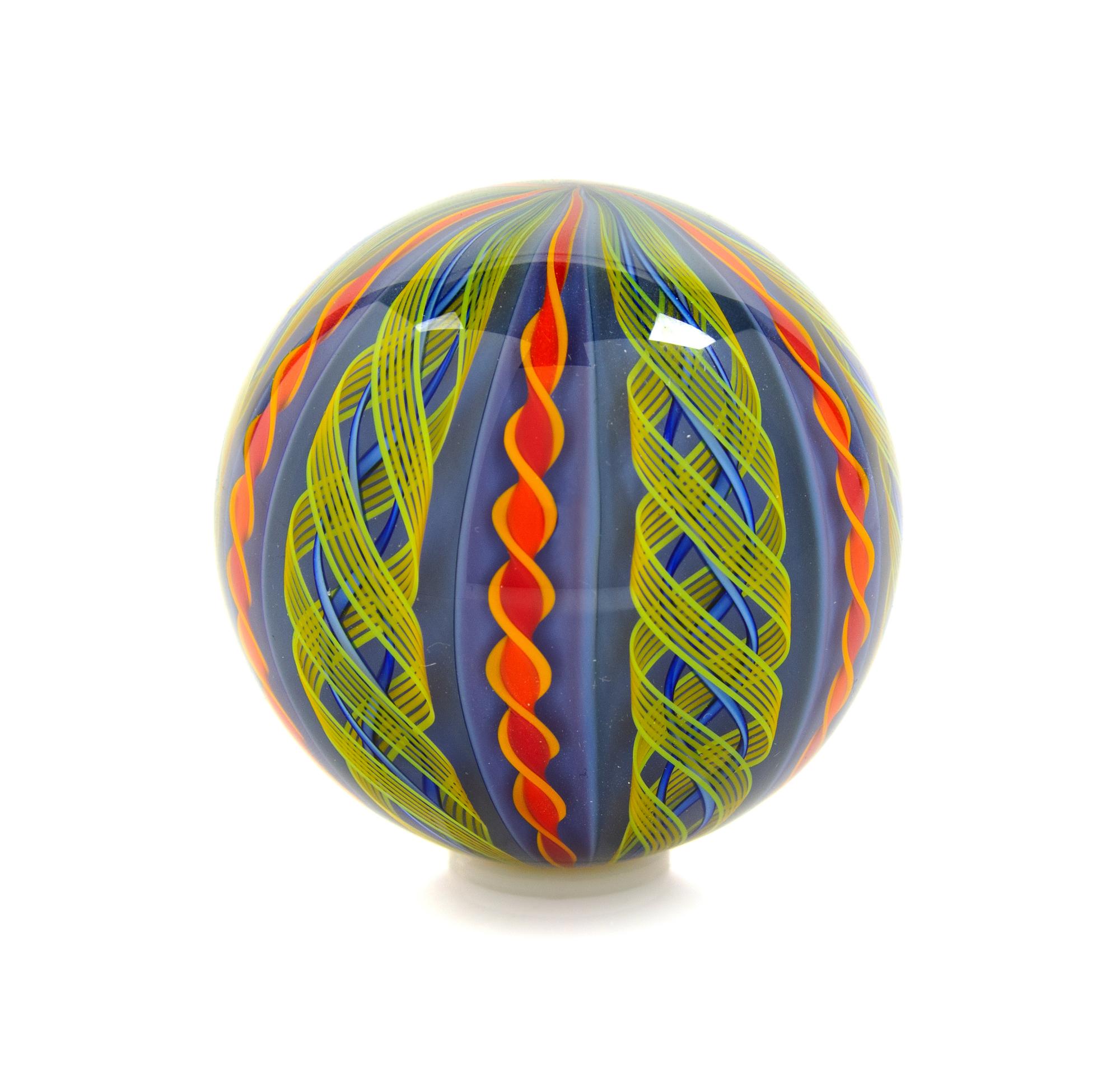 Mark Matthews, (American, b. 1948), Large Art Glass Marble