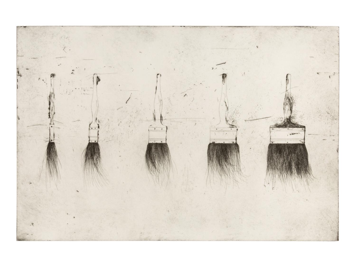 Five Paintbrushes (First State)