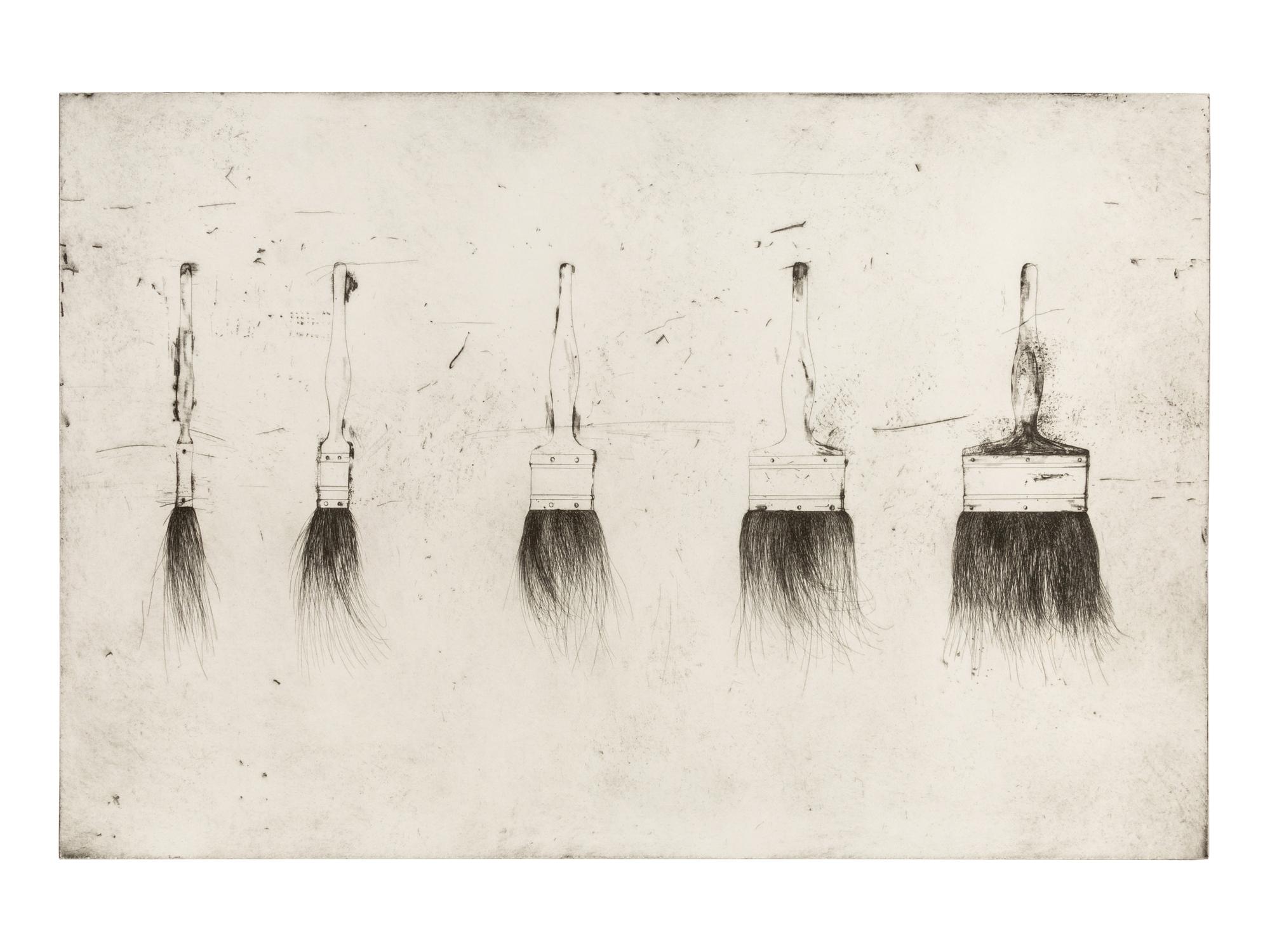 Five Paintbrushes (First State)