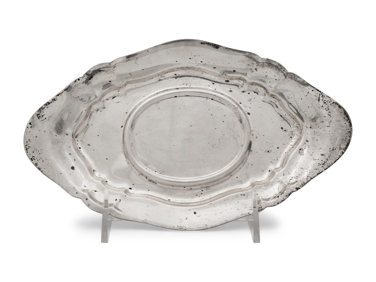 A Group of Ten Small Silver Serving Pieces