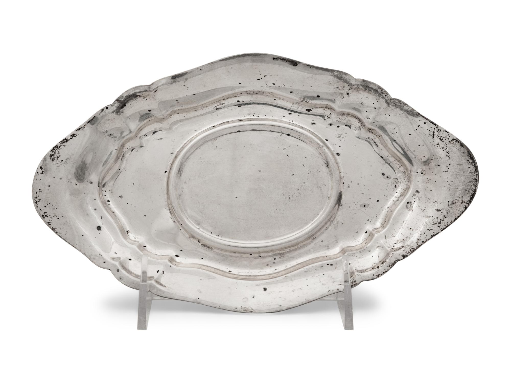 A Group of Ten Small Silver Serving Pieces