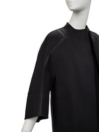 Ralph Rucci Coat Trimmed with Silk Taffeta, 2000-10s