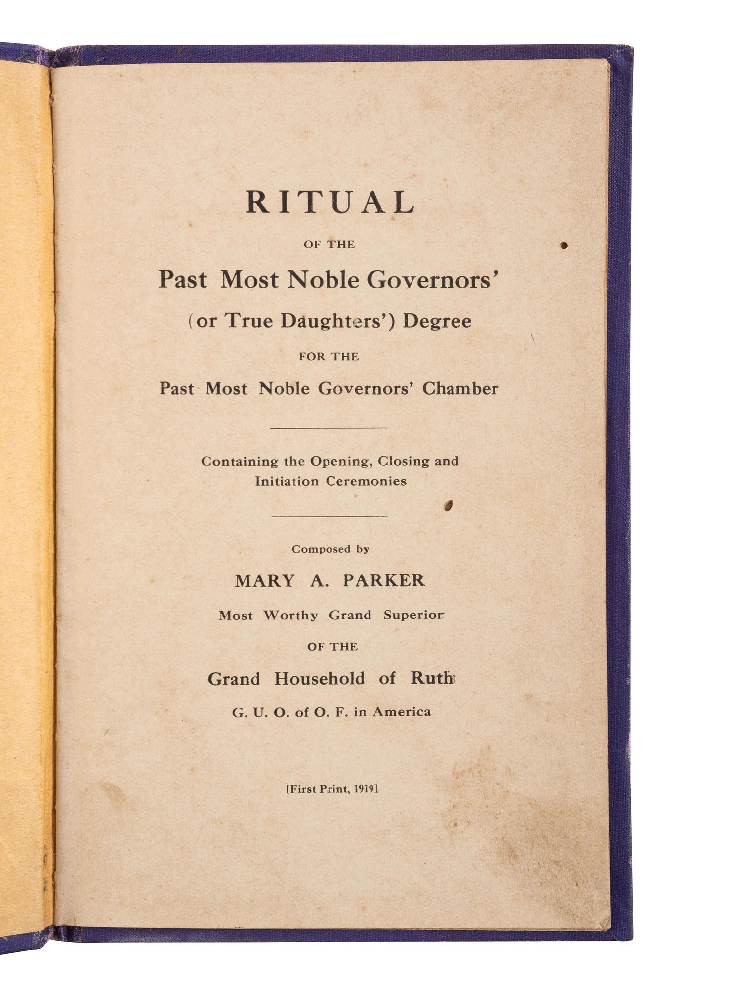 [WOMEN]. A group of 3 booklets related to women's organizations including the National Association of Colored Women.