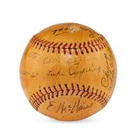 A 1939 Chicago White Sox Team Signed Autograph Baseball,