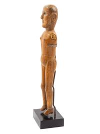 A Carved Wood Figure