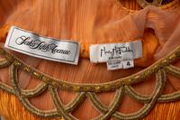 Mary McFadden Couture Pleated Gown