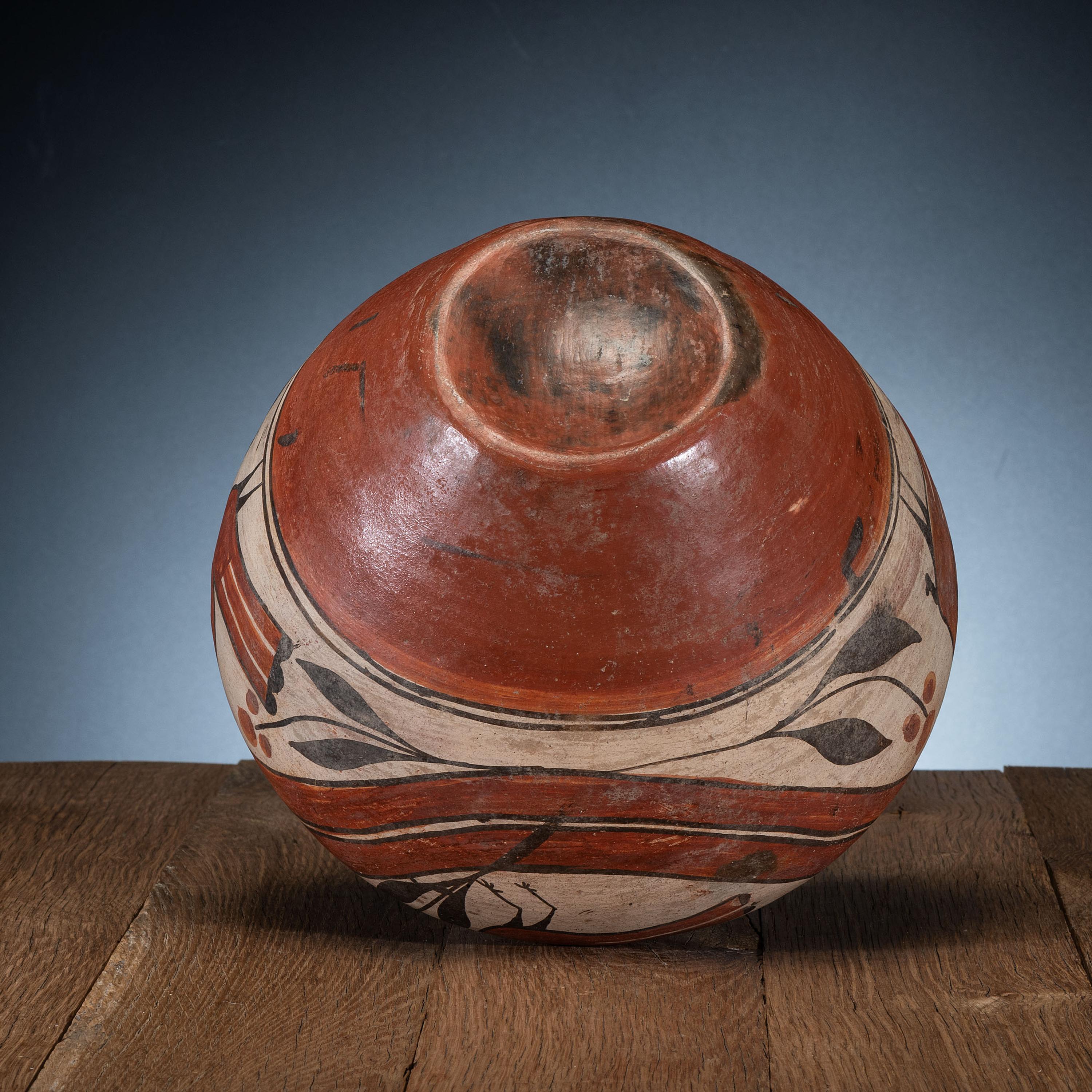 Zia Polychrome Pottery Olla