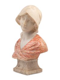 An Italian Alabaster Bust