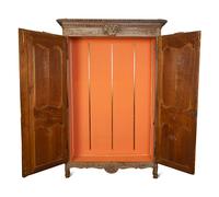 A Louis XVI Cerused Oak Armoire
