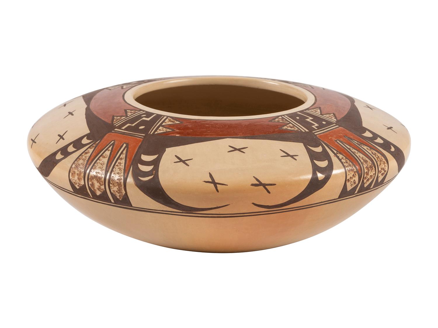 Polychrome Pottery Bowl