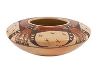 Polychrome Pottery Bowl