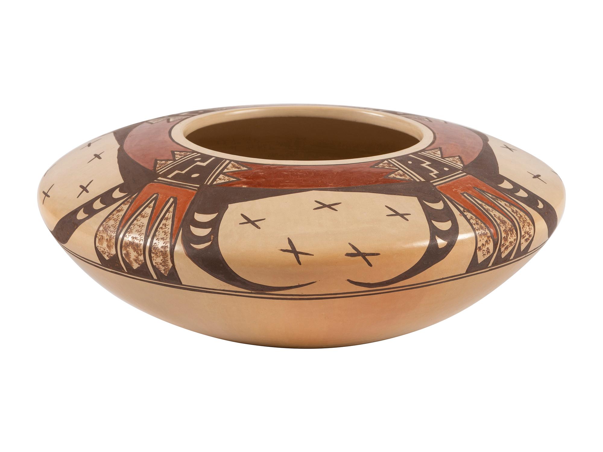 Polychrome Pottery Bowl
