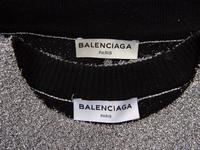 BALENCIAGA, GLITTERY SILVER KNIT ENSEMBLE
