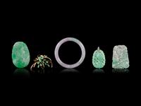 Five Jadeite Jewelry
