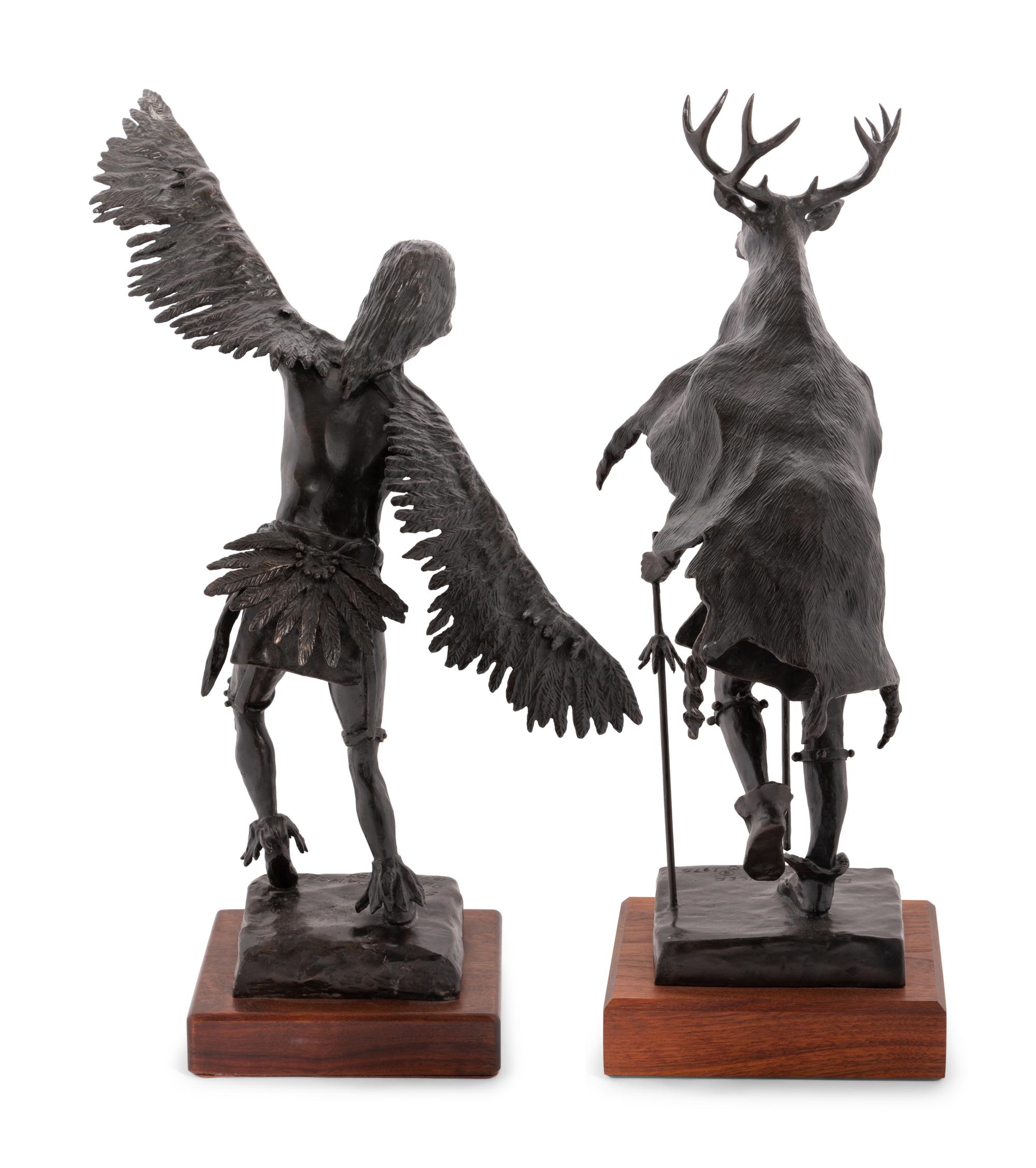 Two Works: Eagle Dancer, edition 2/15, 1973 and Deer Dancer , edition 2/15, 1975