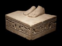 An Egyptian Limestone Base