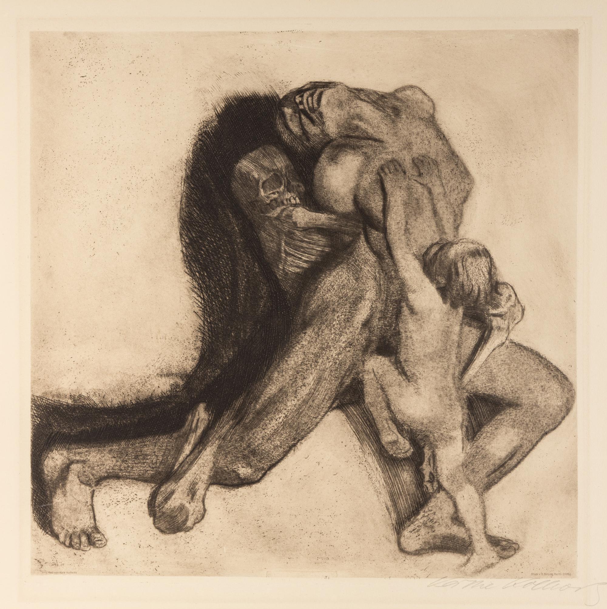 Tod und Frau (Death and The Woman) , 1910