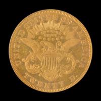 A United States 1869-S Liberty Head $20 Gold Coin